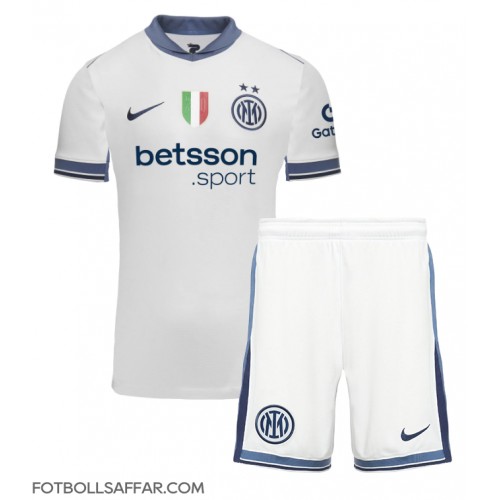 Inter Milan Bortadräkt Barn 2024-25 Kortärmad (+ Korta byxor)